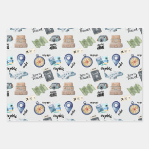 Explore the World Gift Wrap