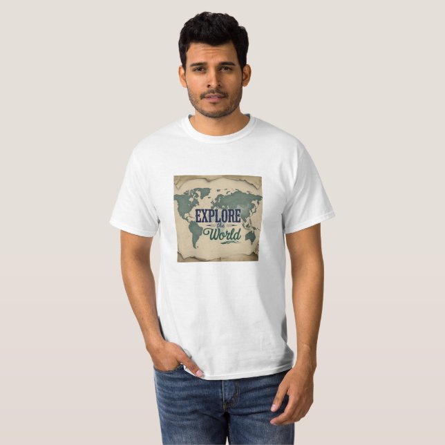 Explore the World Travel T-shirt (Front Full)