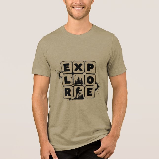 explore Tri-Blend shirt (Front)