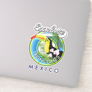 Explore Troncones Mexico retro logo