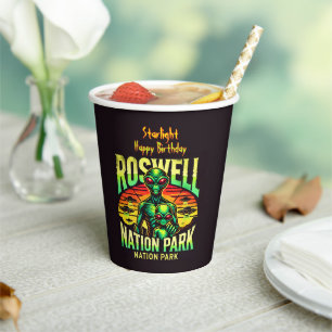 Explore UFO Lore at Roswell! Paper Cups