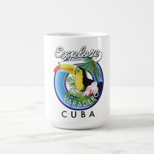 Explore Varadero Cuba travel logo Coffee Mug