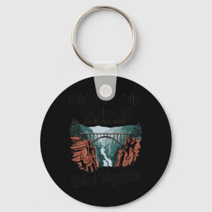 Explore West Virginia's New River Gorge National P Key Ring
