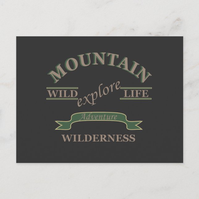 Explore wilderness explorer postcard (Front)