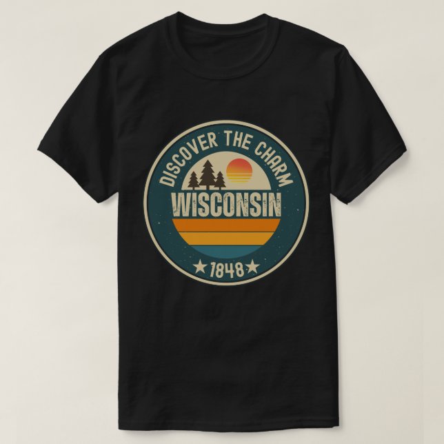 Explore Wisconsin- Designs for Every Lover T-Shirt (Design Front)