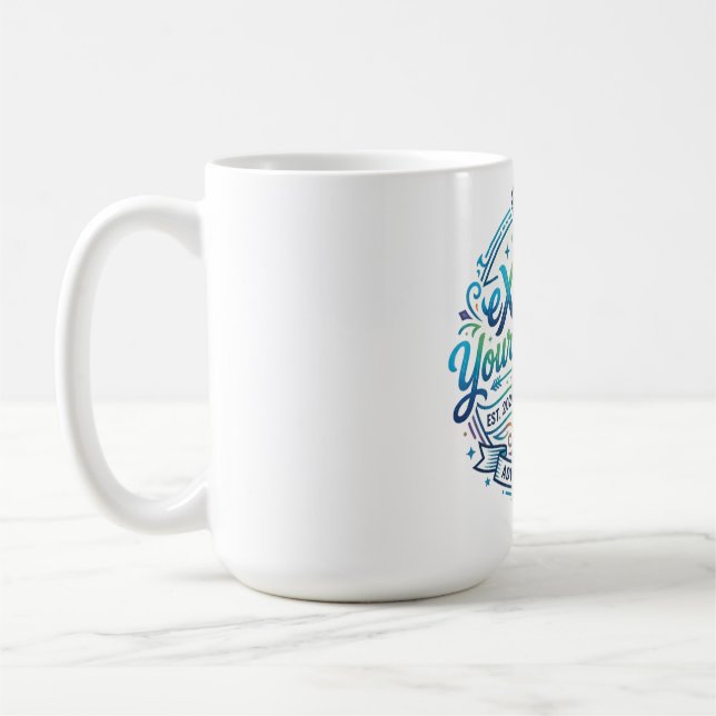 eXplore Your eXpanse Coffee Mug (Left)