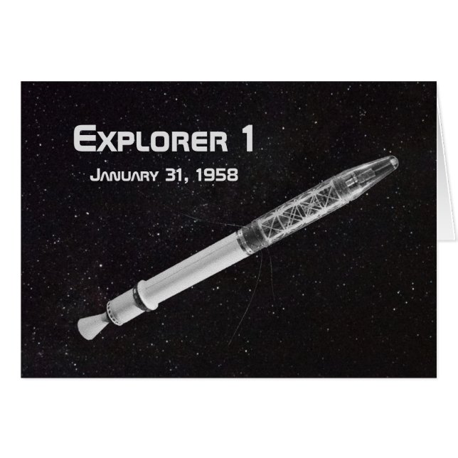 Explorer 1 Satellite (Front Horizontal)