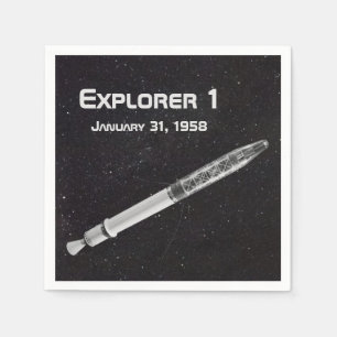 Explorer 1 Satellite Napkin
