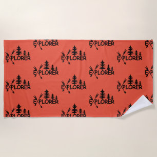Explorer Design - Beach Towel