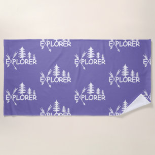 Explorer Design - Beach Towel