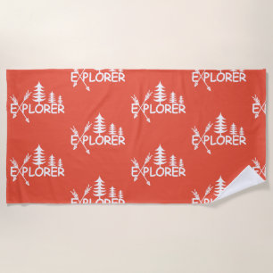 Explorer Design - Beach Towel
