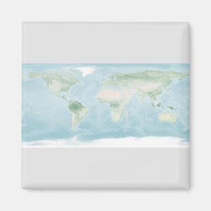 Explorer Map of the Earth's Surface Magnet