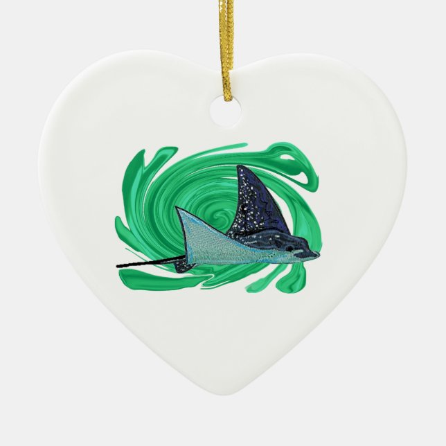 EXPLORER OF REEFS CERAMIC TREE DECORATION (Front)