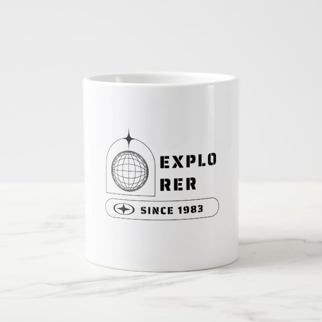 Explorer Since 1983 Large Coffee Mug (Front)