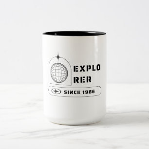 Explorer Since 1986 Two-Tone Coffee Mug