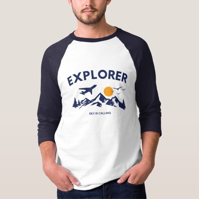 Explorer Sky Is Calling T-Shirt (Front)