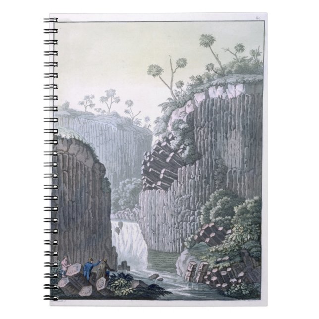 Explorers with Humboldt's Expedition in the Basalt Notebook (Front)