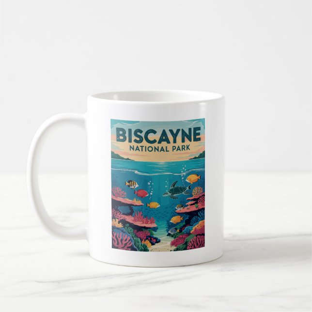 Exploring Biscayne National Park Florida Waters Coffee Mug (Left)
