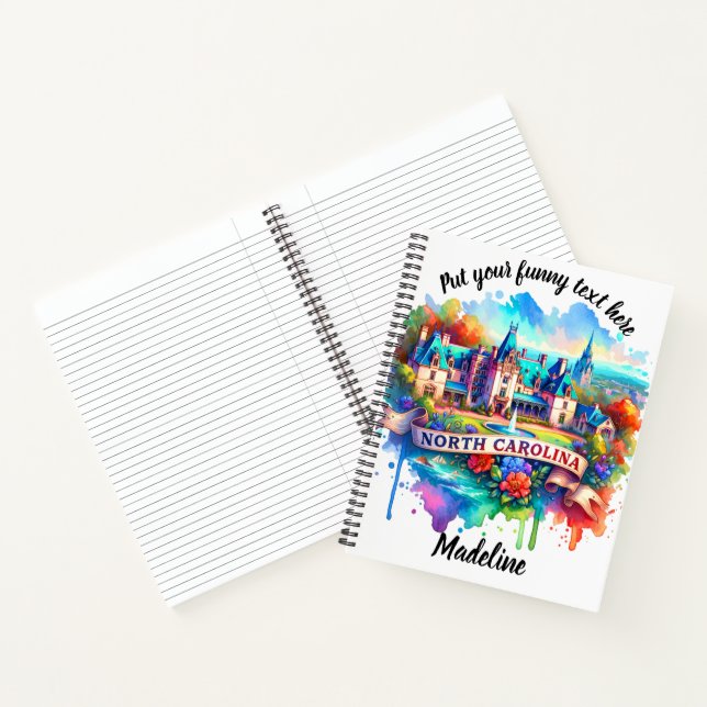 Exploring NC's vibrant landmarks Notebook (Inside)