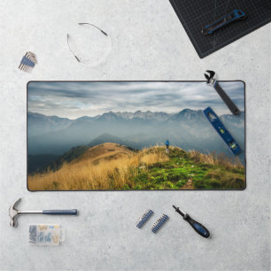 Exploring new locations desk mat