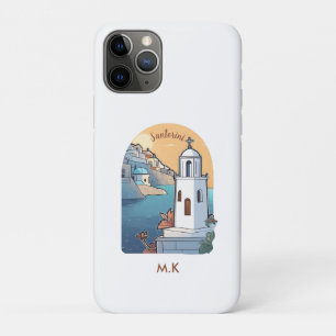 Exploring Santorini, Greece iPhone 11 Pro Case
