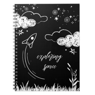 exploring space notebook