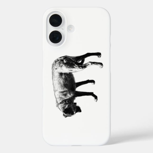  Exploring Terrier Mix iPhone Case (Back)