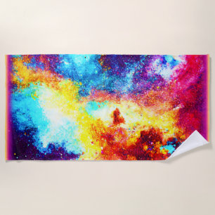 Exploring the Brightest Nebulae. Buy Now Beach Towel