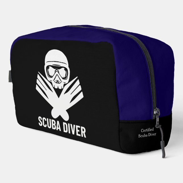 Exploring the Depths With Passionate Scuba Diver Dopp Kit (Right Corner)