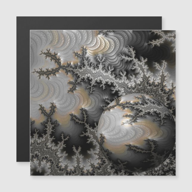 Exploring the Mandelbrot Realm Magnet (Front/Back)