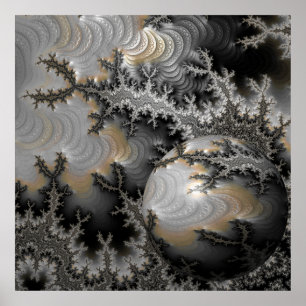 Exploring the Mandelbrot Realm  Poster