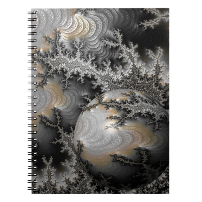 Exploring the Mandelbrot Realm Spiral Notebook (Front)