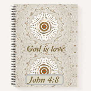 Exploring the Nature of God: Insight from John 4:8 Notebook