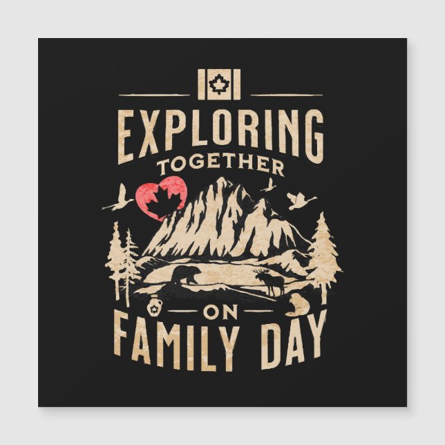 Exploring Together on Family Day (Front)