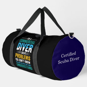 Exploring Underwater Wonders on a Diving Adventure Duffle Bag