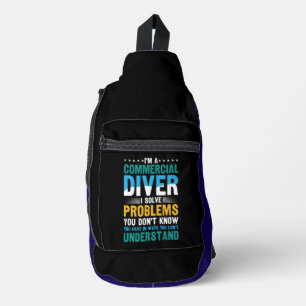 Exploring Underwater Wonders on a Diving Adventure Sling Bag