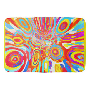Exploring Vibrant Colourful Pattern Bath Mat