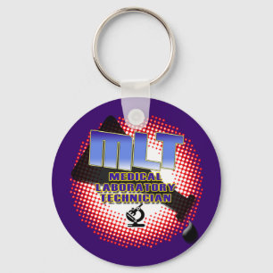 EXPLOSION MLT Medical Laboratory Technologist Key Ring