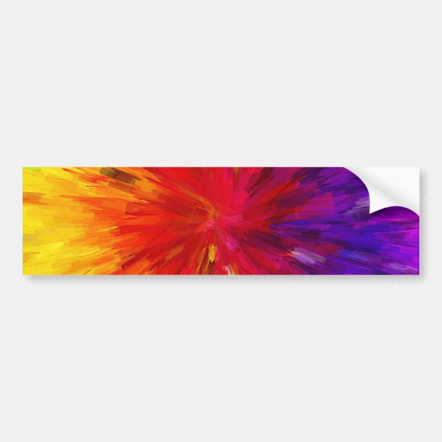 Explosion of Colour Bumper Sticker (Front)