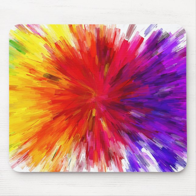 Explosion of Colour Mouse Pad (Front)