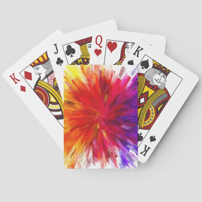 Explosion of Colour Playing Cards (Back)