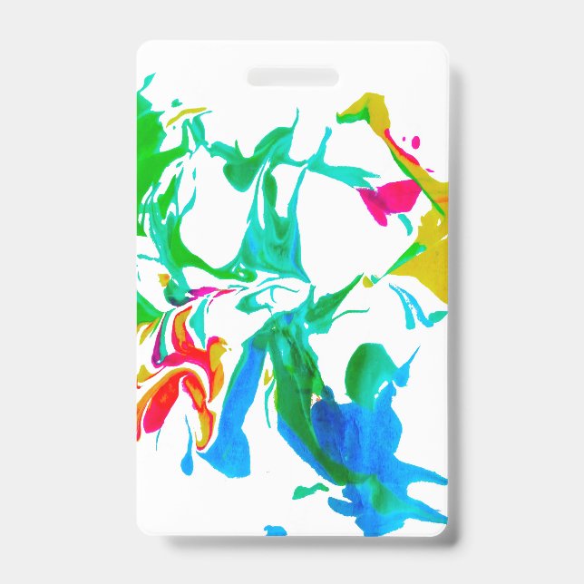 Explosion of colours ID badge (Front)