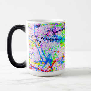 Explosion of colours magic mug