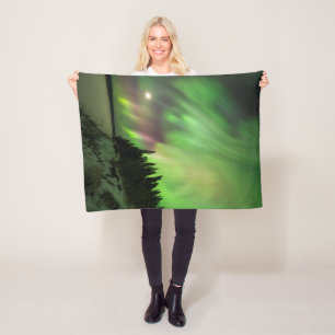 Explosive Aurora Fleece Blanket