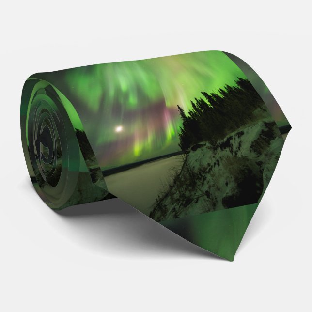 Explosive Aurora Tie (Rolled)