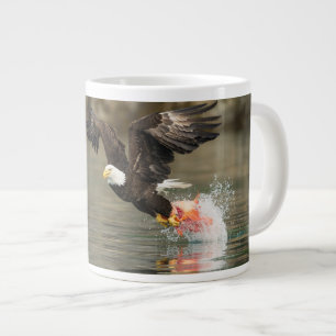 Explosive Bald Eagle Large Coffee Mug