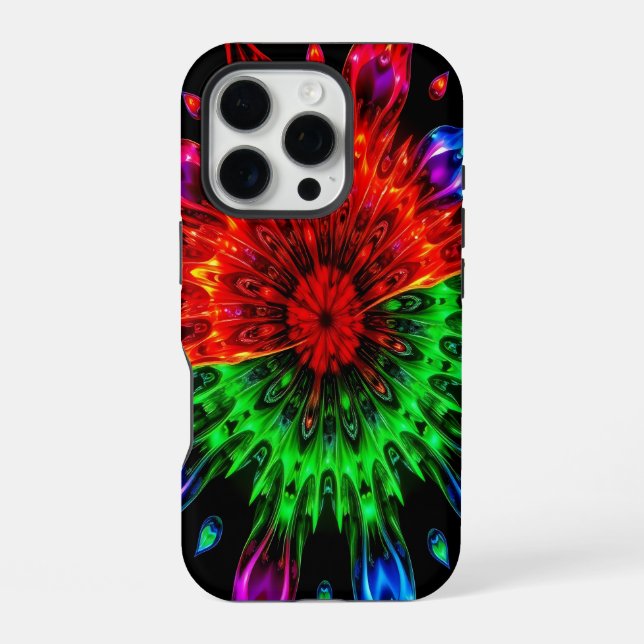 explosive burst of stained iPhone case (Back)