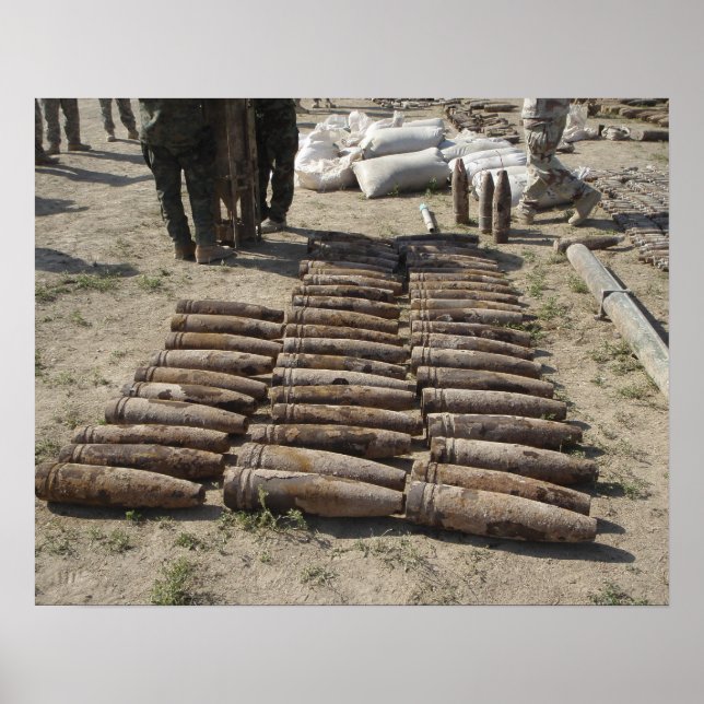 Explosive devices are identified and inventorie poster (Front)