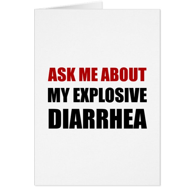 Explosive Diarrhoea (Front)