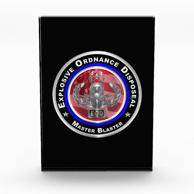 Explosive Ordnance Disposal (EOD) Master Blaster Photo Block (Front)